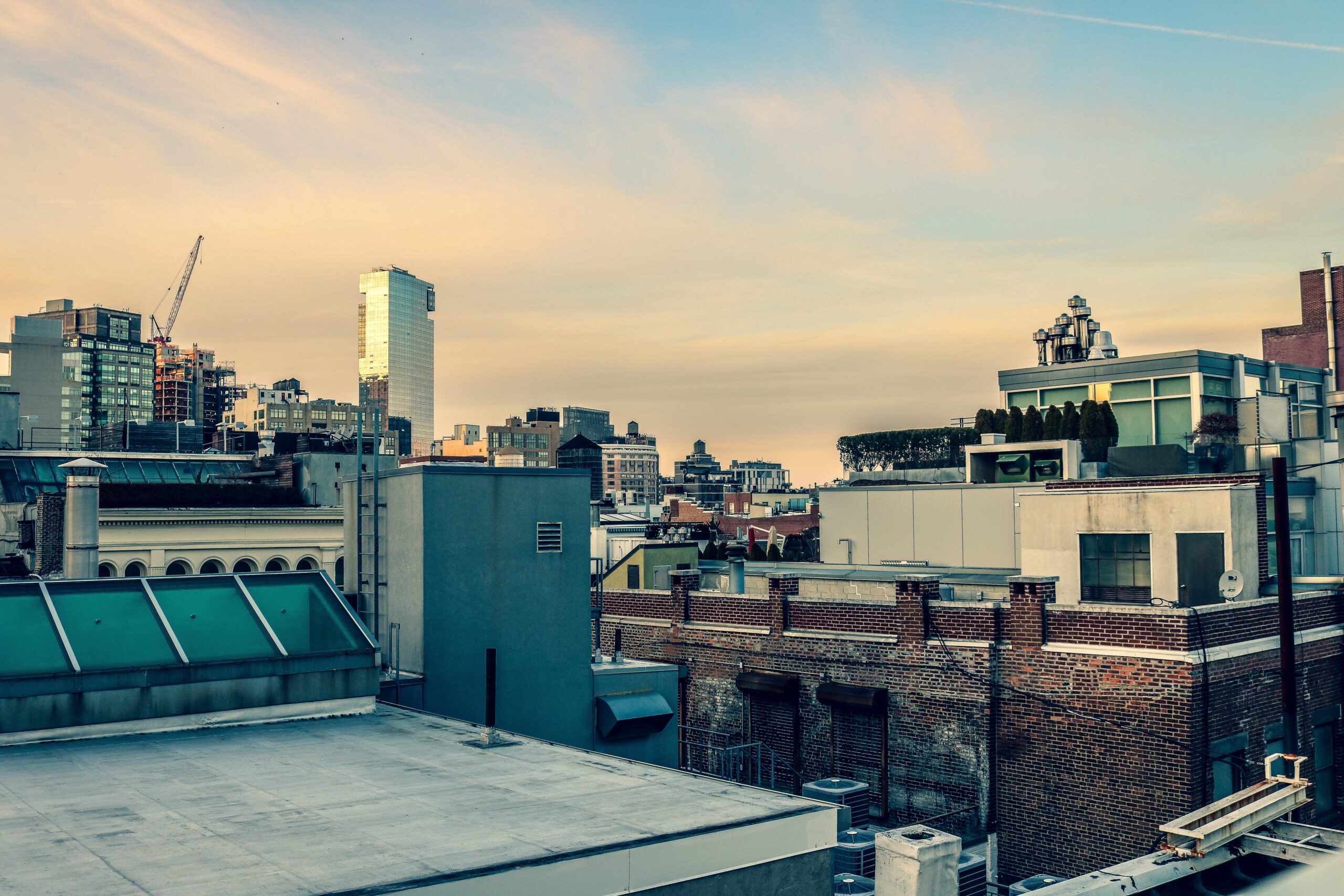 New York city rooftop