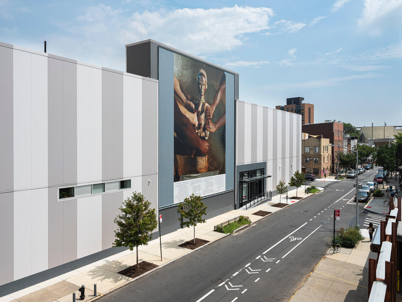 Exterior of UOVO Brooklyn storage warehouse after renovation